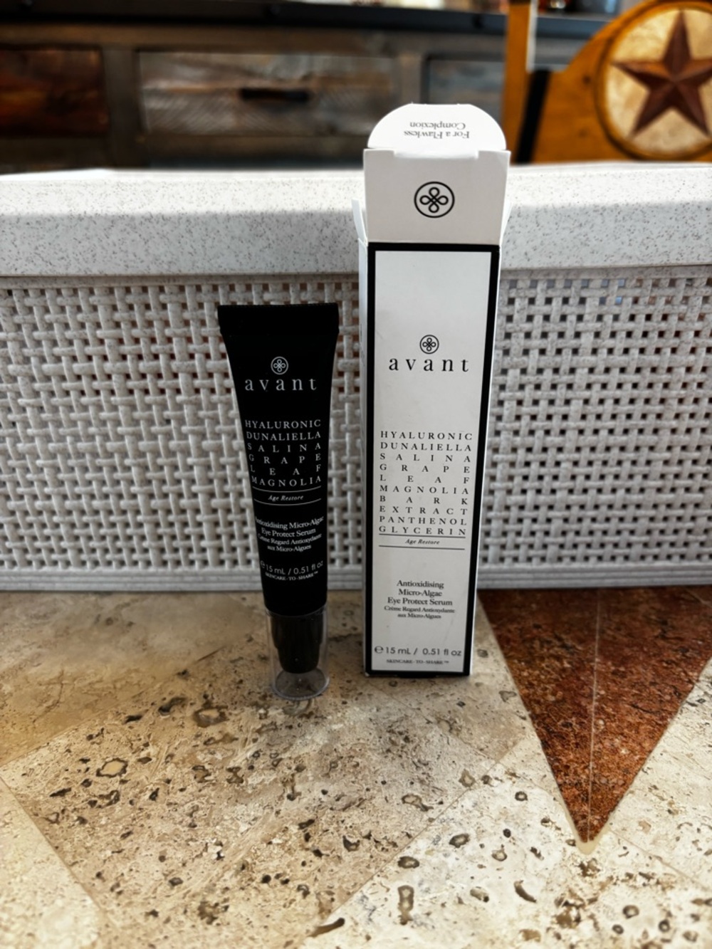 Avant Hyaluronic Micro-Algae Eye Serum 15ml NIB Anti-Aging